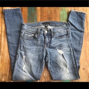 Flying Monkey Jeans Platinum Distressed 25 EUC
